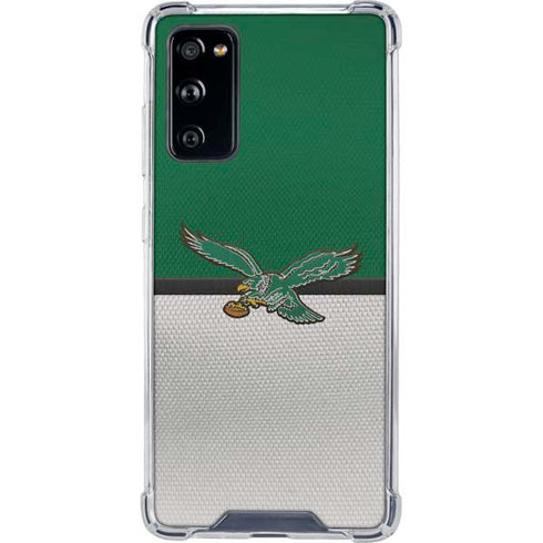 NFL Philadelphia Eagles Vintage Galaxy S20 FE Clear Case